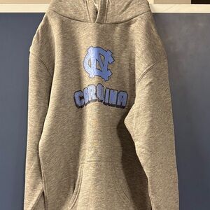 Brand New with tags UNC Gray Hoodie with Blue Logo